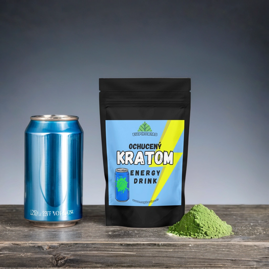 Ochucený kratom green - S příchuťí Energeťáku - LIMITOVANÁ EDICE
